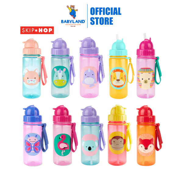 Skip Hop Zoo PP Straw Bottle (390ml) on Sale