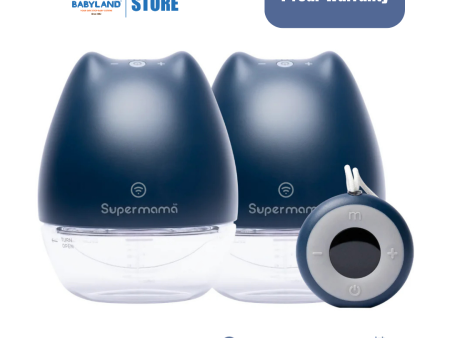 SuperMama Air Plus Wearable Double Breast Pump with Remote For Discount