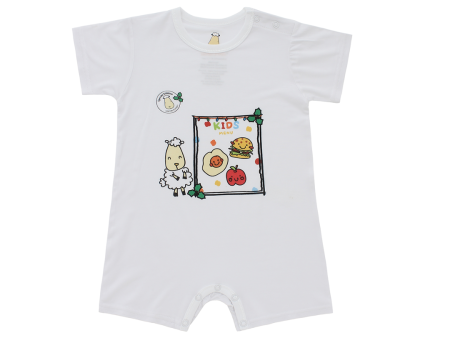 Baa Baa Sheepz SPECIAL EDITION - Romper Short Sleeve Menu White on Sale