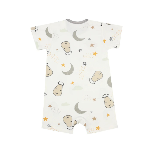 Baa Baa Sheepz Romper Short Sleeve Goodnight Baa Baa White For Cheap