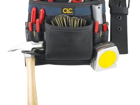 CUSTOM LEATHERCRAFT CLC Tool Works Series 2823 Nail Tool Bag, 10-Pocket, Polyester Discount