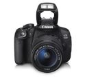 Canon EOS 700D 18MP Digital SLR Camera (Black) with 18-55mm IS II and 55-250mm IS II Lens, 8GB card and Carry Bag For Discount