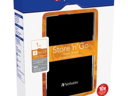 1TB Verbatim Portable Hard Drive Online now