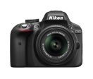 Nikon D3300 24.2MP Digital SLR Camera, Black with AF-P DX NIKKOR 18-55mm f 3.5-5.6G ED VR Lens, Memory Card and Camera Bag Sale