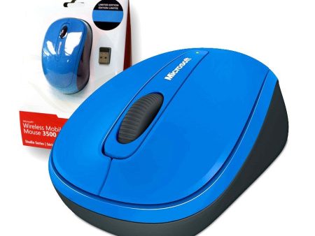 Microsoft Wireless 3500 Studio Series Mobile Mouse - Cobalt Blue Online