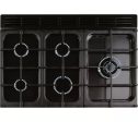 RANGEMASTER Kitchener KCH90DFFBL C 90CM Dual Fuel Range Cooker - Black & Chrome Cheap