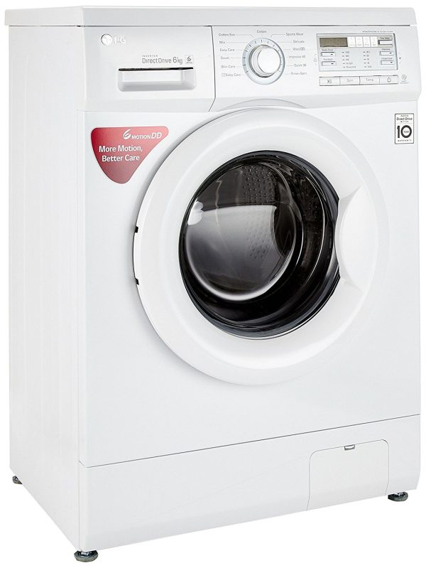 LG 6 kg Fully-Automatic Front Loading Washing Machine (FH0B8NDL22, Blue White) Cheap