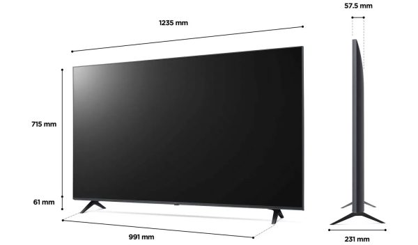 LG 55 Inch 55UQ80006LB (2022) Smart 4K UHD HDR LED Freeview TV For Cheap