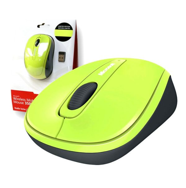 Microsoft Wireless 3500 Studio Series Mobile Mouse - Citrus Online Sale